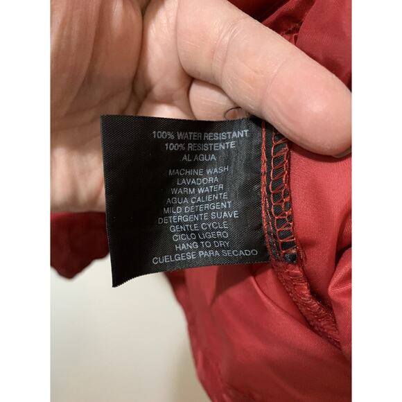 Vintage Walt Disney Mickey Red 1/2 Zip Hooded Pullover Jacket Youth Size S - Picture 8 of 10